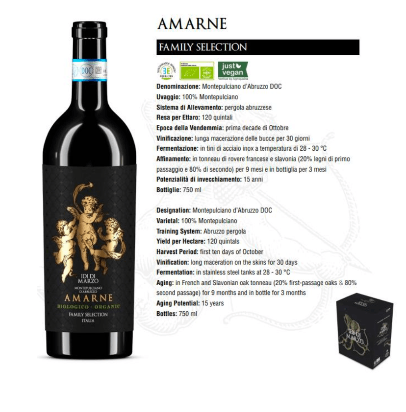 Amarne Family Selection technical sheet