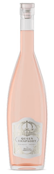 Queen Rhapsody organic rosé bottle